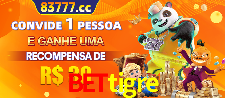 Banner institucional da bettigre sobre parceria de marcas e criação de uma marca de excelência, apresentando os mascotes de jogos populares como o Fortune Tiger.