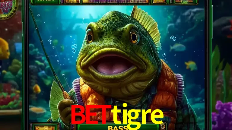 Personagem de peixe pescador do popular jogo de slot com tema de pescaria, uma das emocionantes opções de caça-níqueis para jogar e ganhar no cassino bettigre.