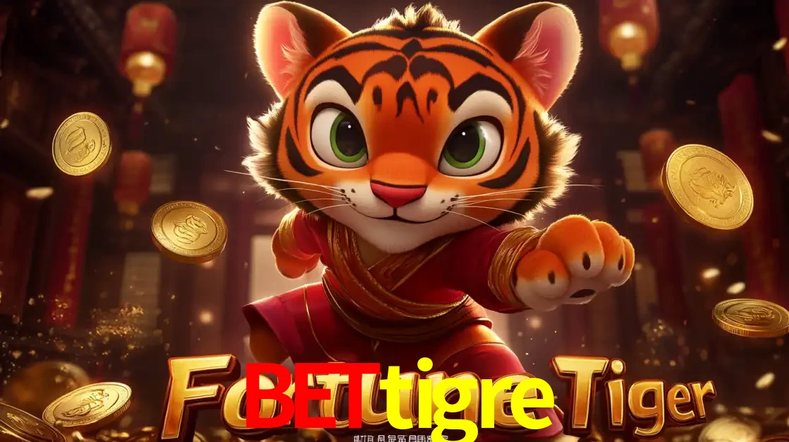 O carismático mascote do jogo de slot Fortune Tiger, um tigre fofo em pose de artes marciais, pronto para trazer sorte e multiplicadores de ganhos no cassino online bettigre.